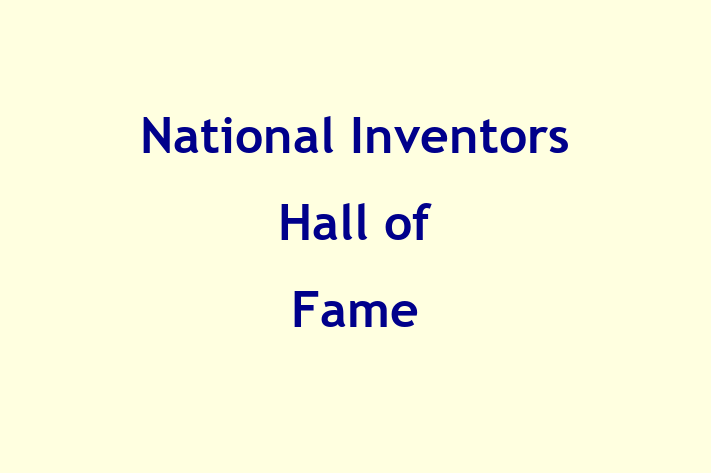 Personnel Management National Inventors Hall of Fame