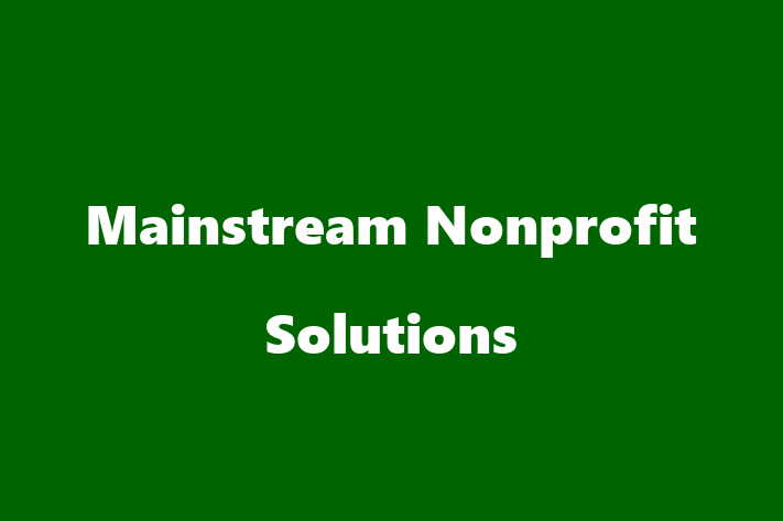 Staff Management Mainstream Nonprofit Solutions