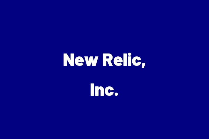 Software Services Company New Relic Inc.