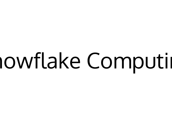 Software Engineering Company Snowflake Computing