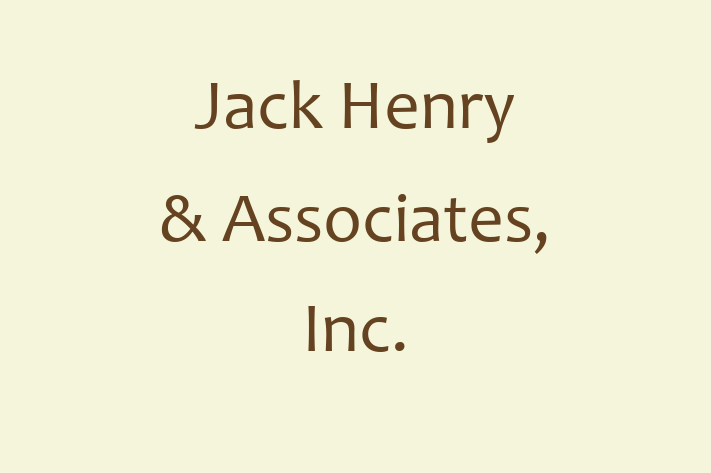 Tech Solutions Company Jack Henry Associates Inc.