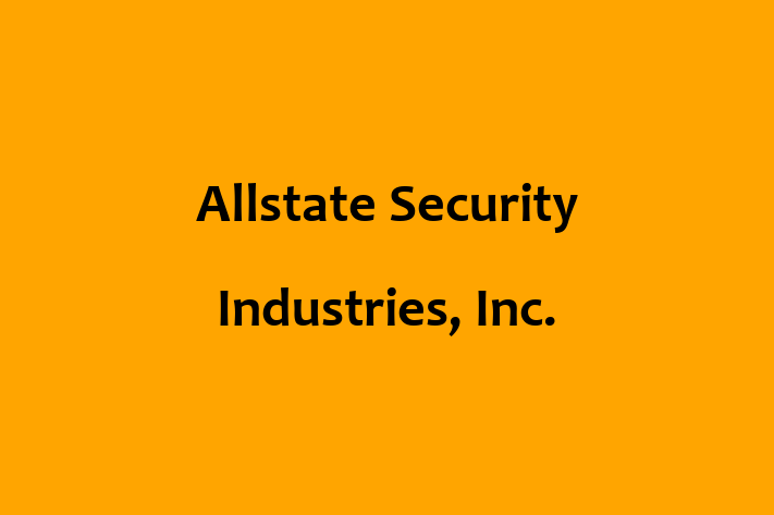 Digital Solutions Provider Allstate Security Industries Inc.