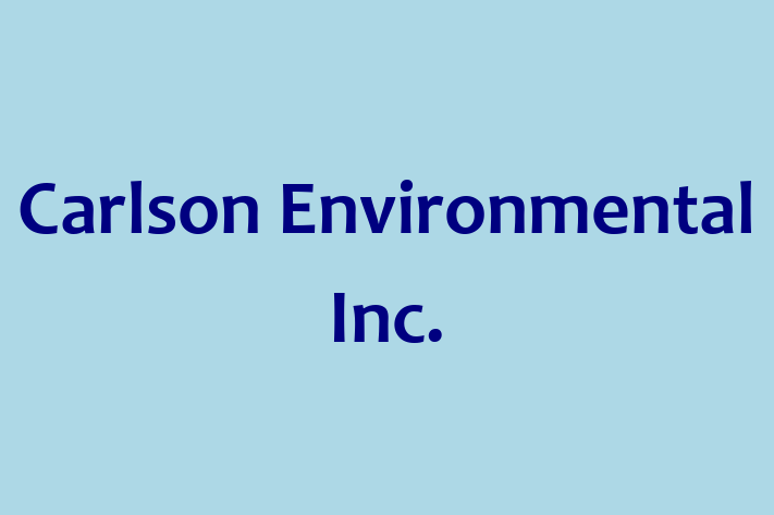 Digital Solutions Provider Carlson Environmental Inc.