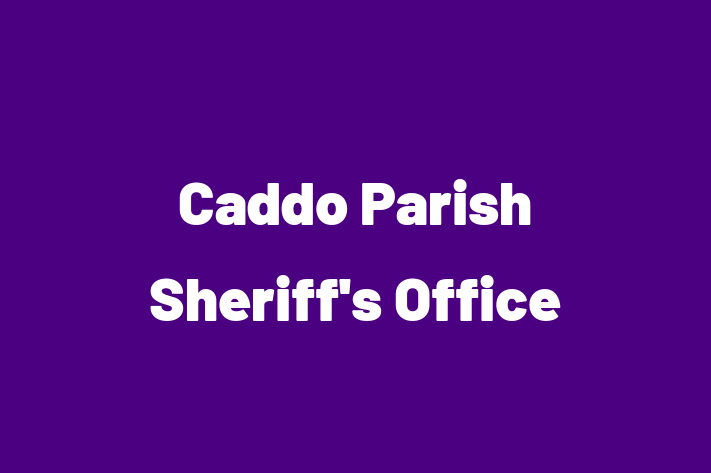 Software Development Firm Caddo Parish Sheriffs Office