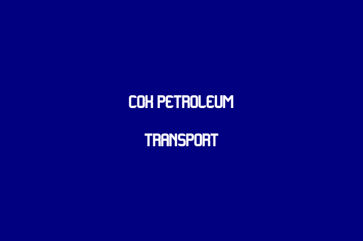 Talent Management Cox Petroleum Transport