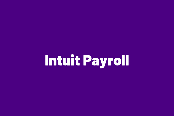 Software Development Firm Intuit Payroll