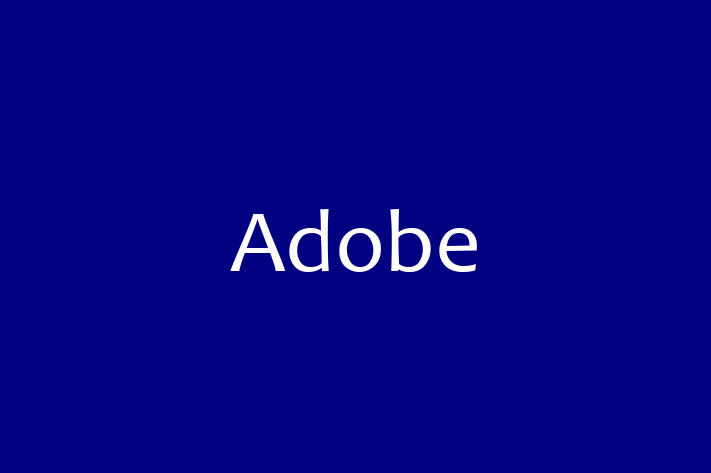 Digital Solutions Provider Adobe