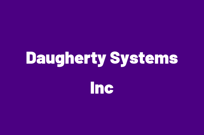 Software Services Company Daugherty Systems Inc