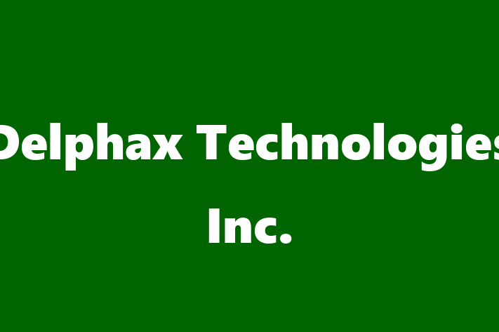 Tech Firm Delphax Technologies Inc.