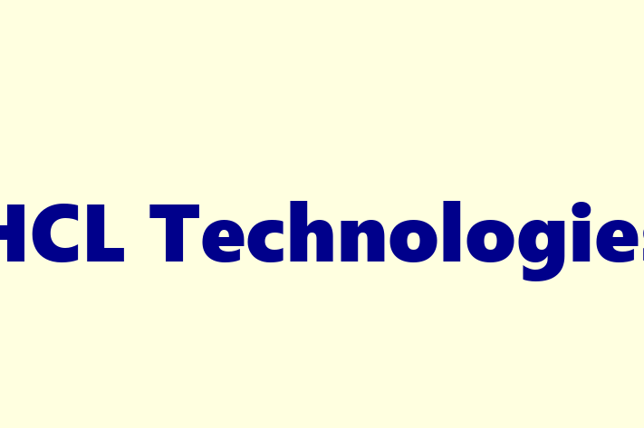 Software Development Company HCL Technologies