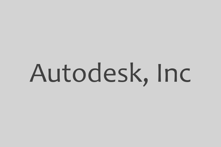 Software Consultancy Autodesk Inc