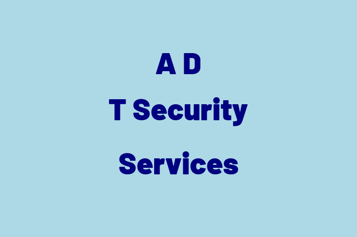 Tech Solutions Company A D T Security Services