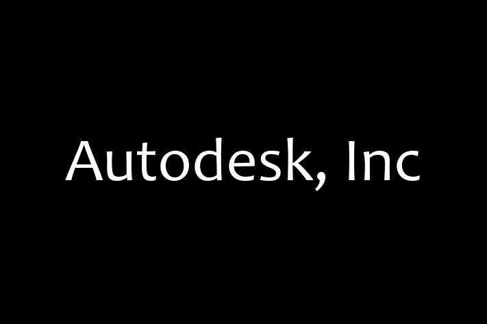 Software Services Company Autodesk Inc