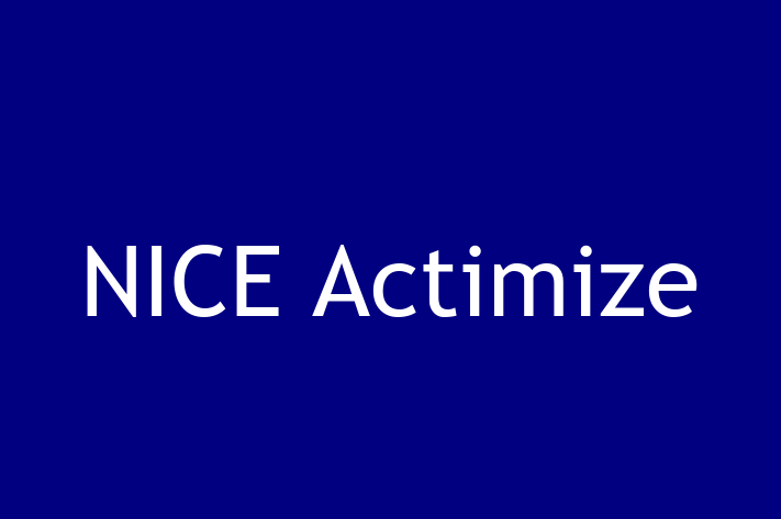 Technology Company NICE Actimize