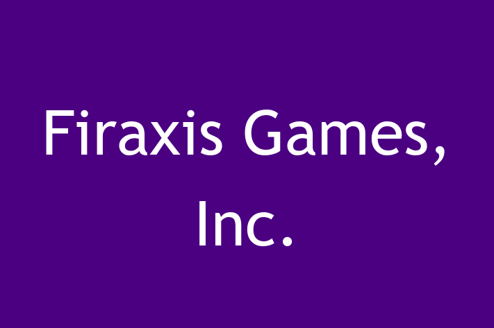 Software Solutions Provider Firaxis Games Inc.