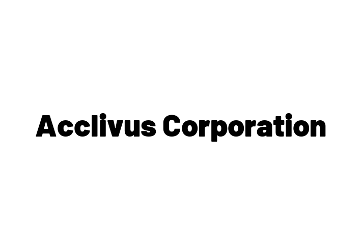 Technology Solutions Firm Acclivus Corporation