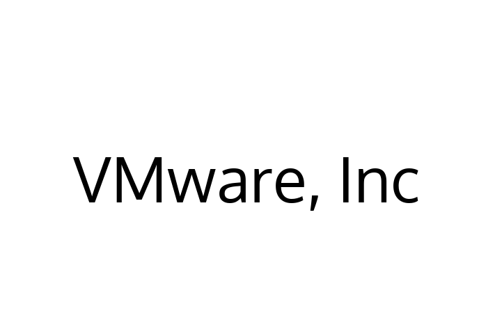 Software Services Company VMware Inc