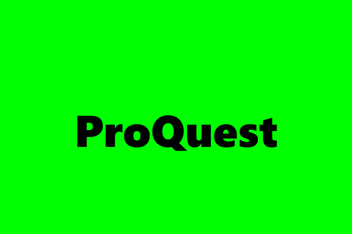 Digital Solutions Provider ProQuest