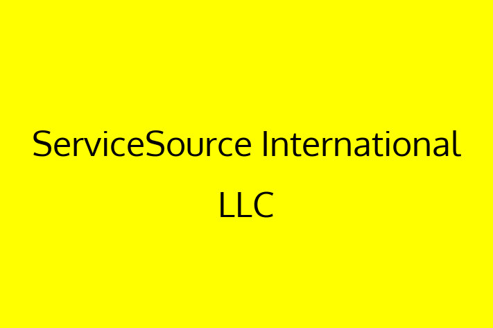 Software Services Company ServiceSource International LLC