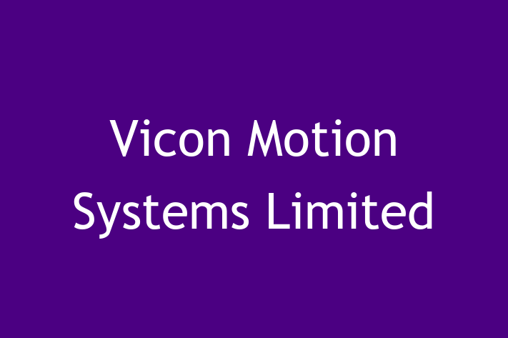 Software Development Company Vicon Motion Systems Limited