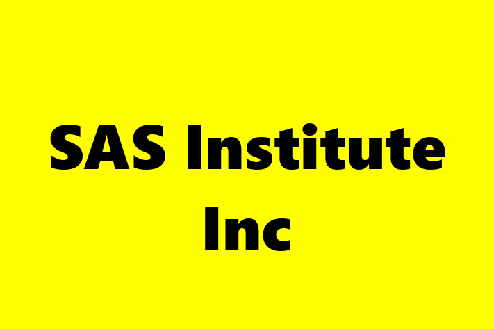 Software Development Company SAS Institute Inc