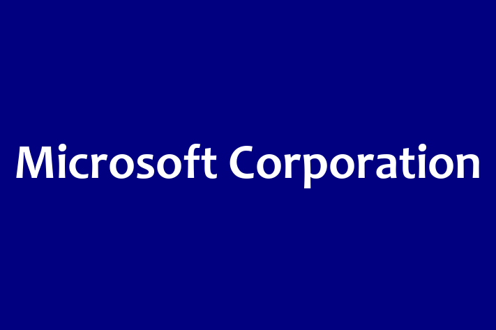 Digital Solutions Provider Microsoft Corporation