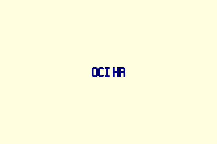 Workforce Management OCI HR