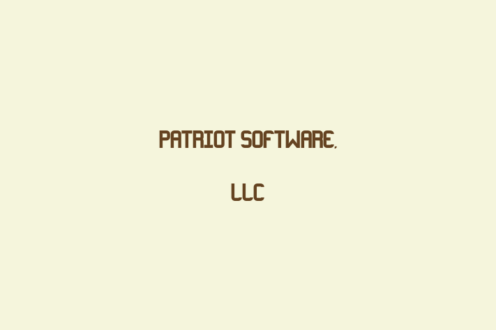 Technology Company Patriot Software LLC