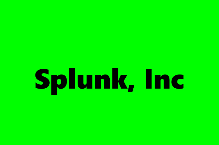 Application Development Company Splunk Inc