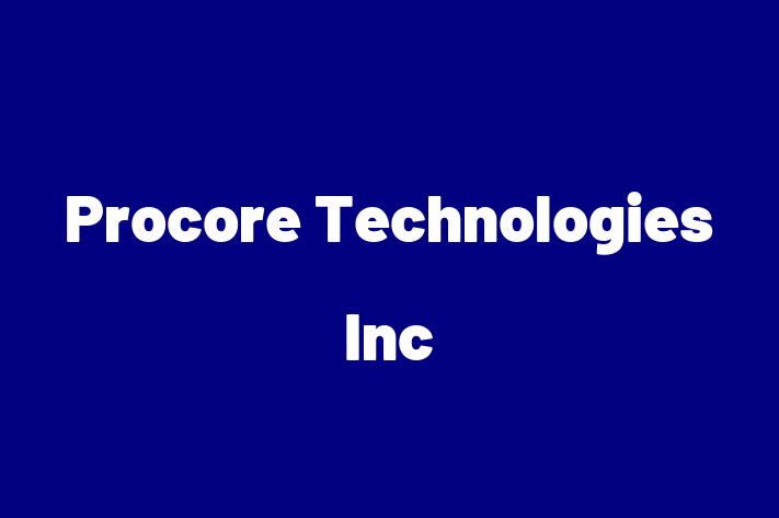 Software Development Company Procore Technologies Inc