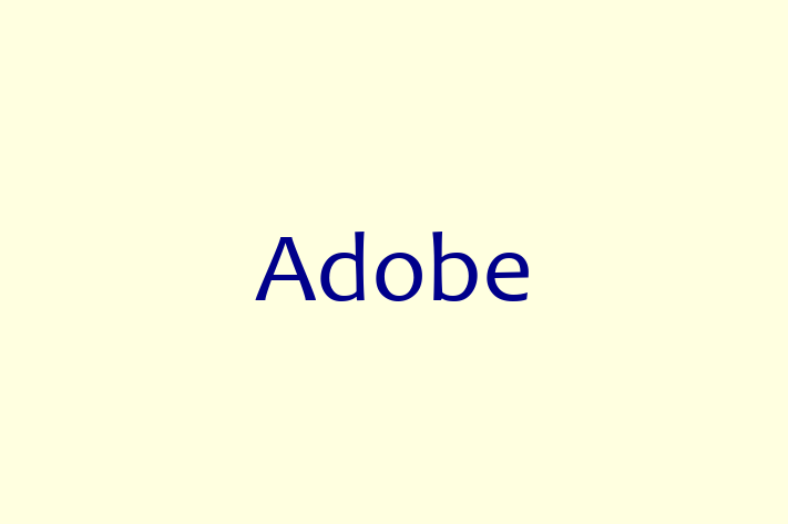 Tech Firm Adobe