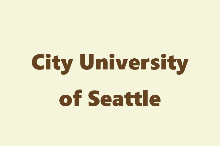 Employee Resource Management City University of Seattle