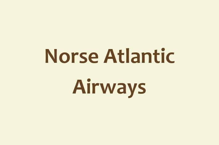 HR Administration Norse Atlantic Airways