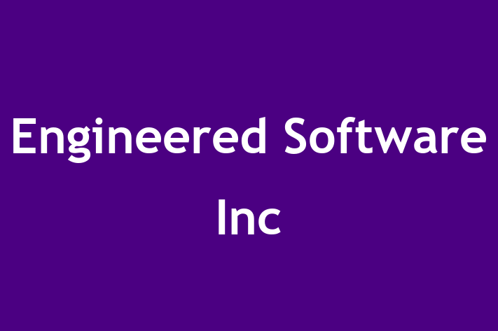 Software Engineering Company Engineered Software Inc