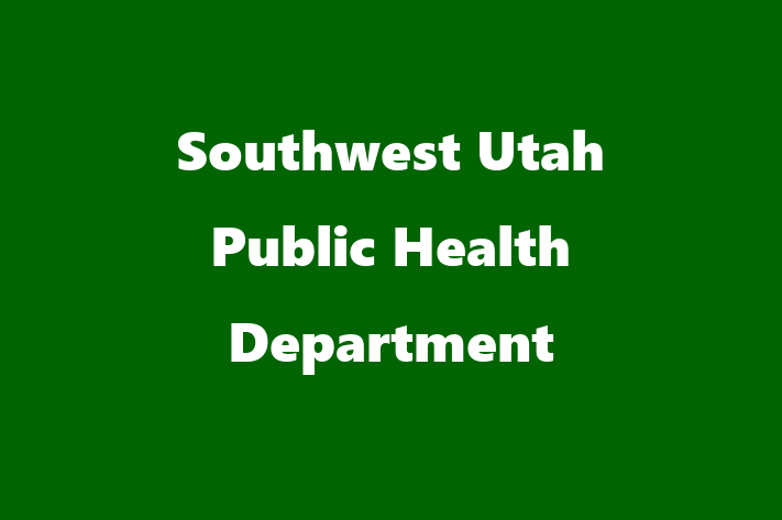 Talent Management Southwest Utah Public Health Department