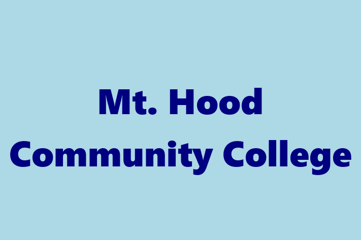 Staff Management Mt. Hood Community College