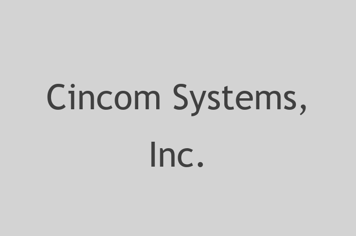 Tech Solutions Company Cincom Systems Inc.