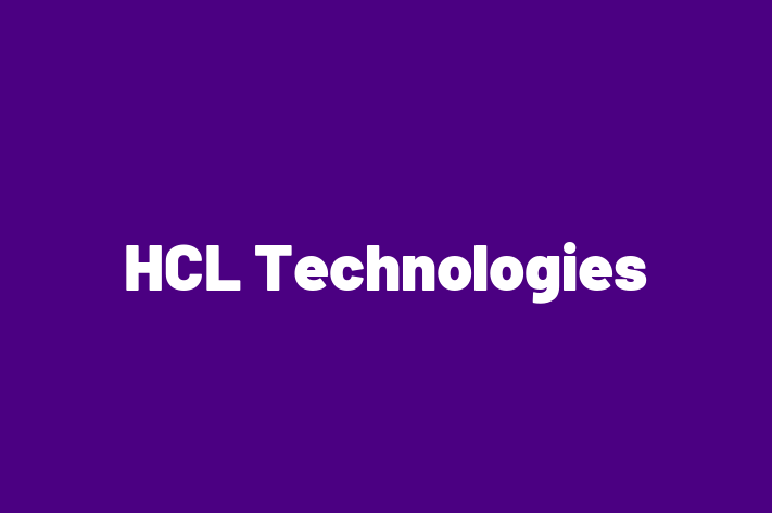 Digital Solutions Provider HCL Technologies