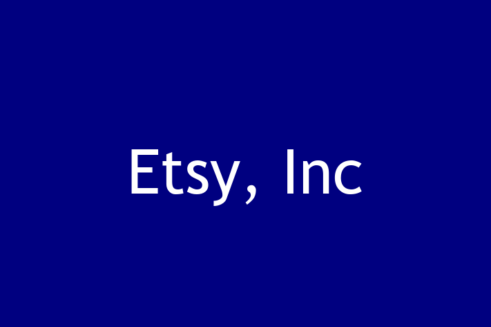 Software Solutions Provider Etsy Inc