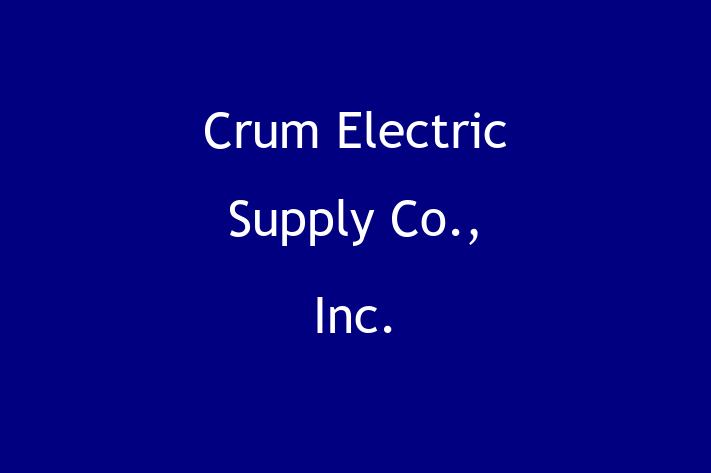 Software Engineering Company Crum Electric Supply Co. Inc.