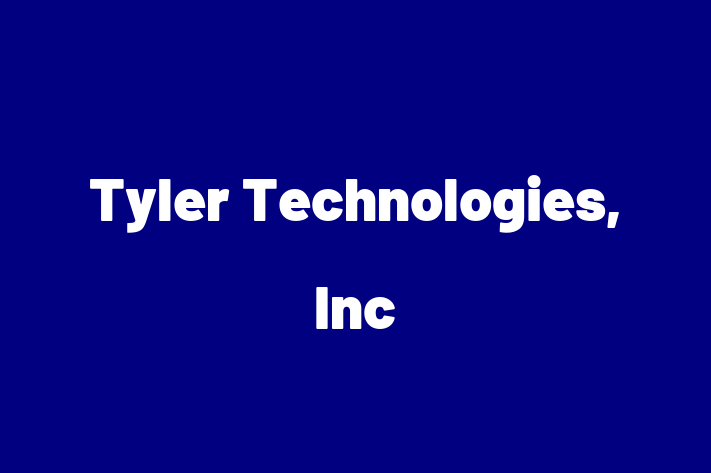 Software House Tyler Technologies Inc