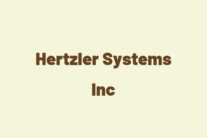 Technology Solutions Firm Hertzler Systems Inc