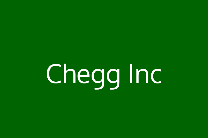 Software Engineering Company Chegg Inc