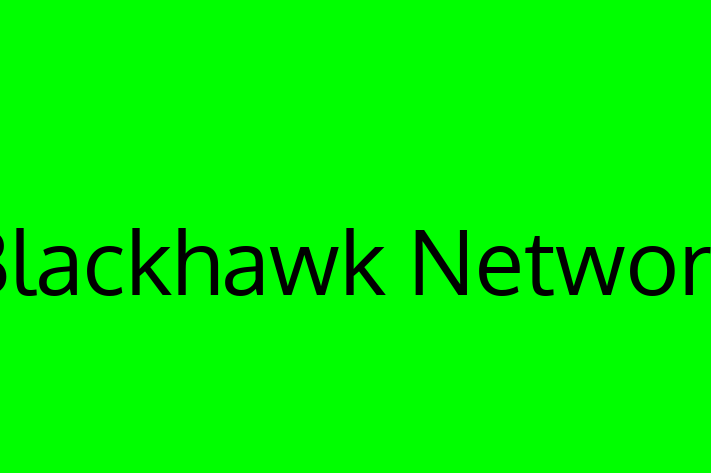 Digital Solutions Provider Blackhawk Network