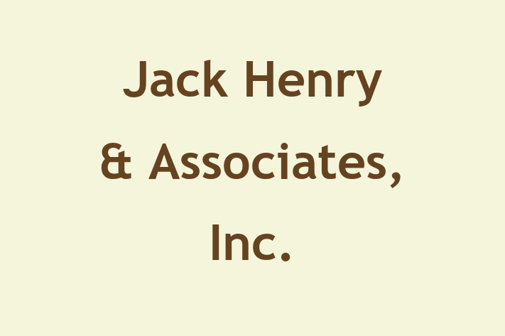 Software House Jack Henry Associates Inc.