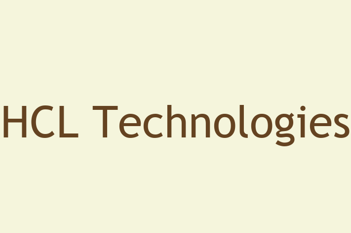 Application Development Company HCL Technologies