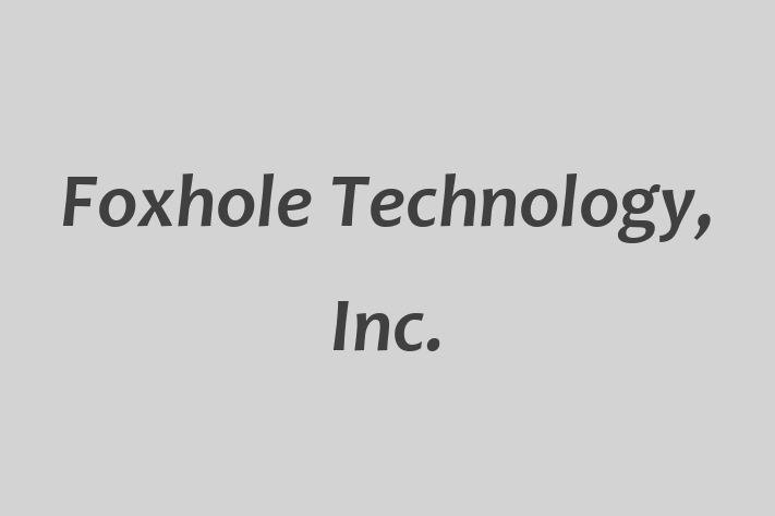 Software Services Company Foxhole Technology Inc.