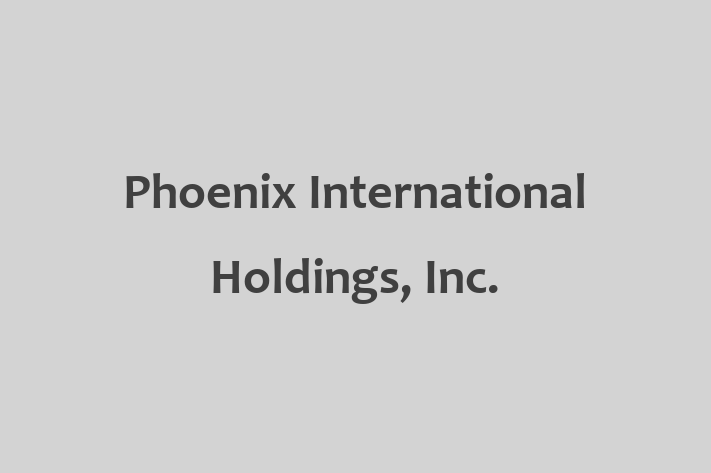 Software Services Company Phoenix International Holdings Inc.