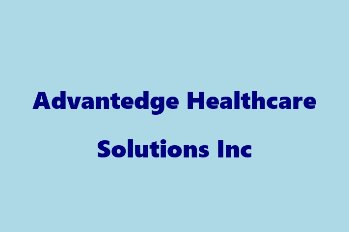 Technology Company Advantedge Healthcare Solutions Inc