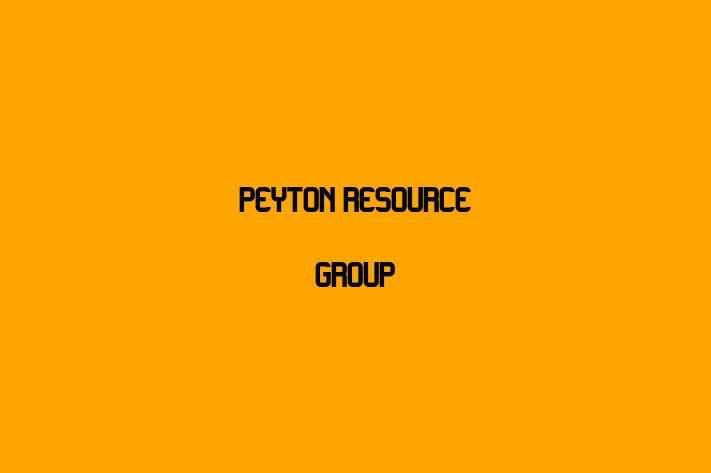 Personnel Management Peyton Resource Group